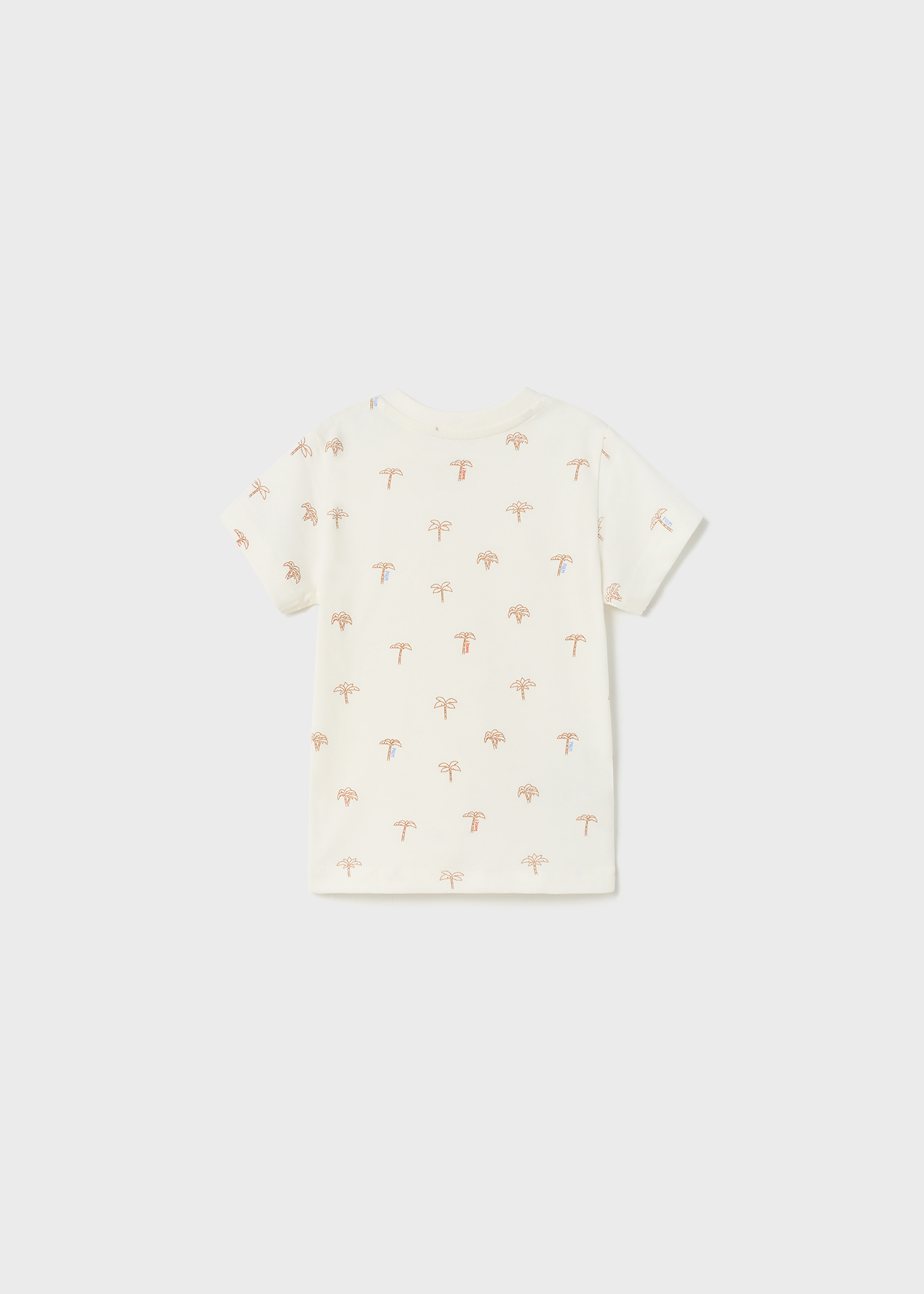 Conjunto de 2 camisetas infantis de manga curta em algodão sustentável
