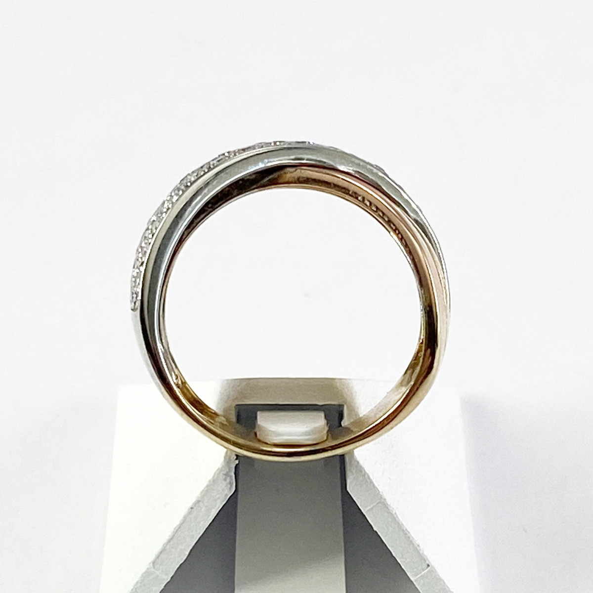 Bague d'occasion 3 ors 750 diamants