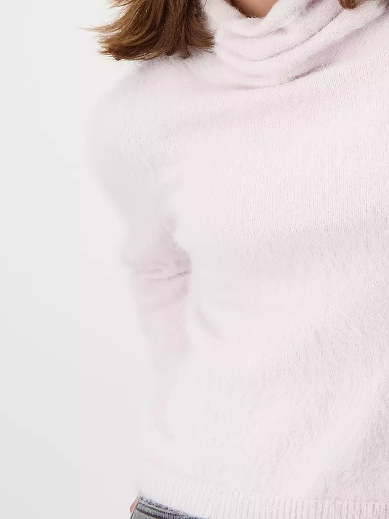 MONARI Rollkragenpullover rosa