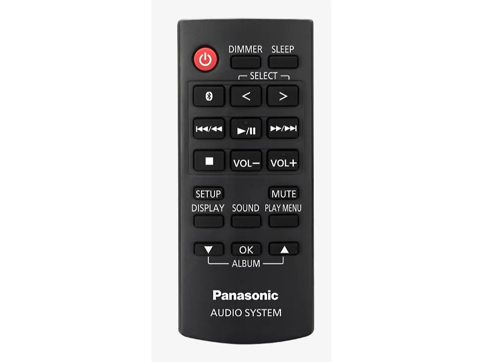 Panasonic SC-DM502 - Audiosystem - 2 x 20 Watt - hvid