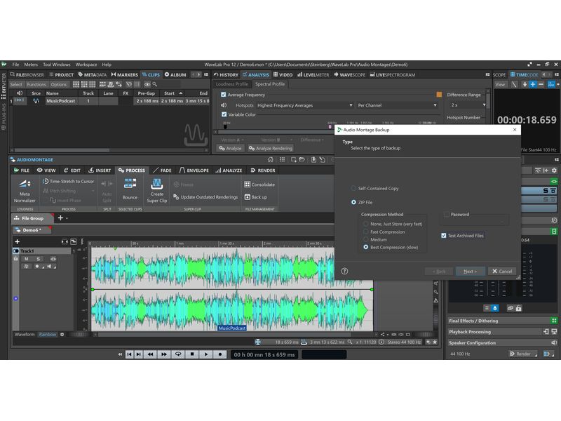 Steinberg Wavelab Pro 12 Audio Editing and Mastering Software