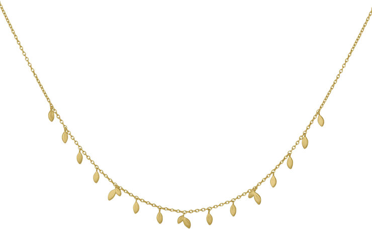 ByBiehl Jungle Vine necklace - GP Guld