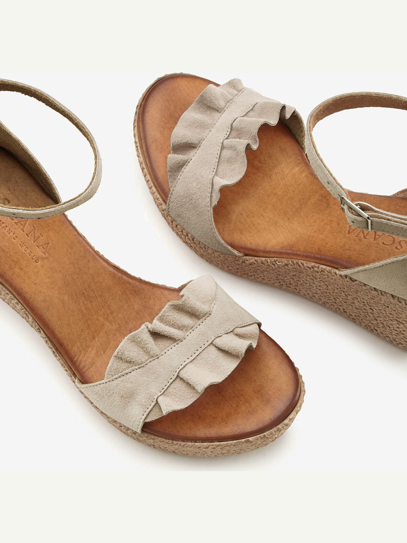 Sandales talon confortable