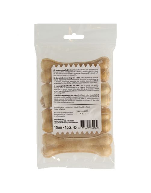 Timo Rund Kauwbotjes - Hondensnacks - Rund 10 cm 4 stuks Mini