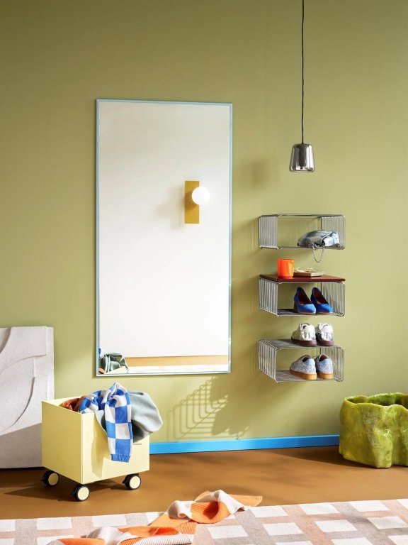 Montana Panton Wire Wandkast Low D34,8 Chrome