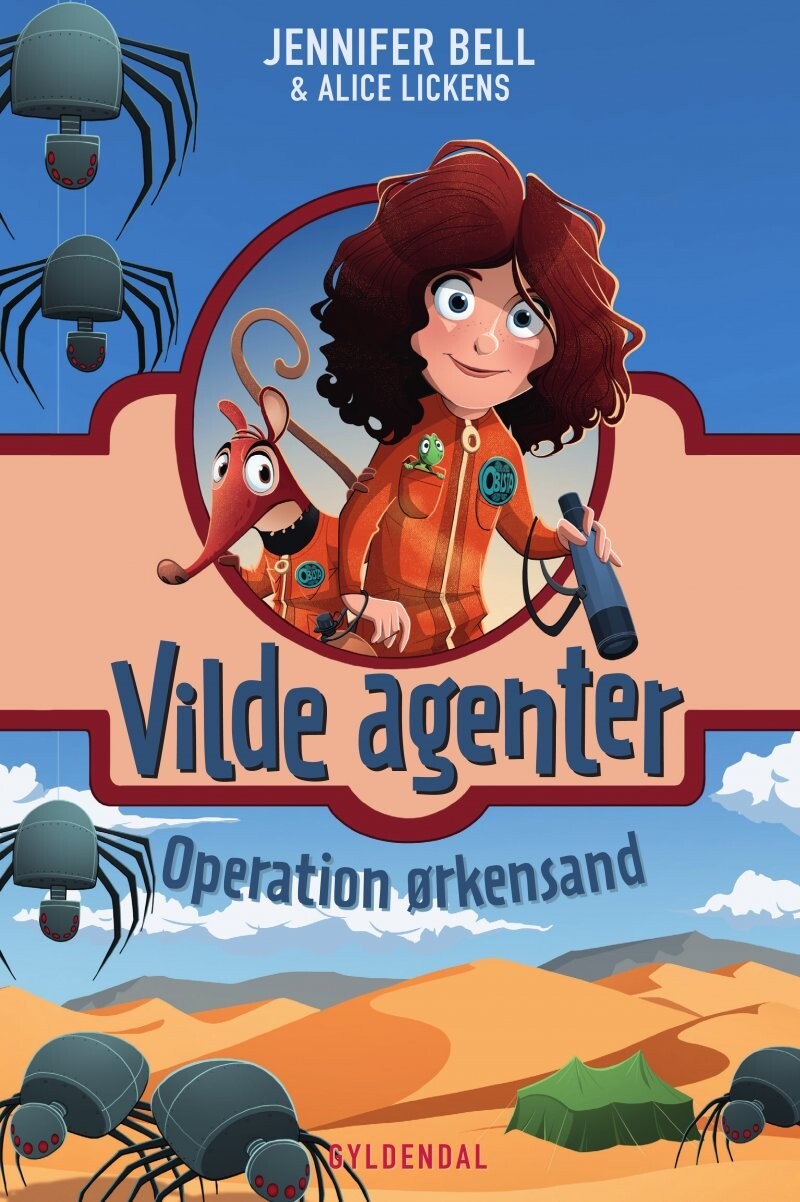 Vilde Agenter 3 - Operation Ørkensand - Jennifer Bell - Bog
