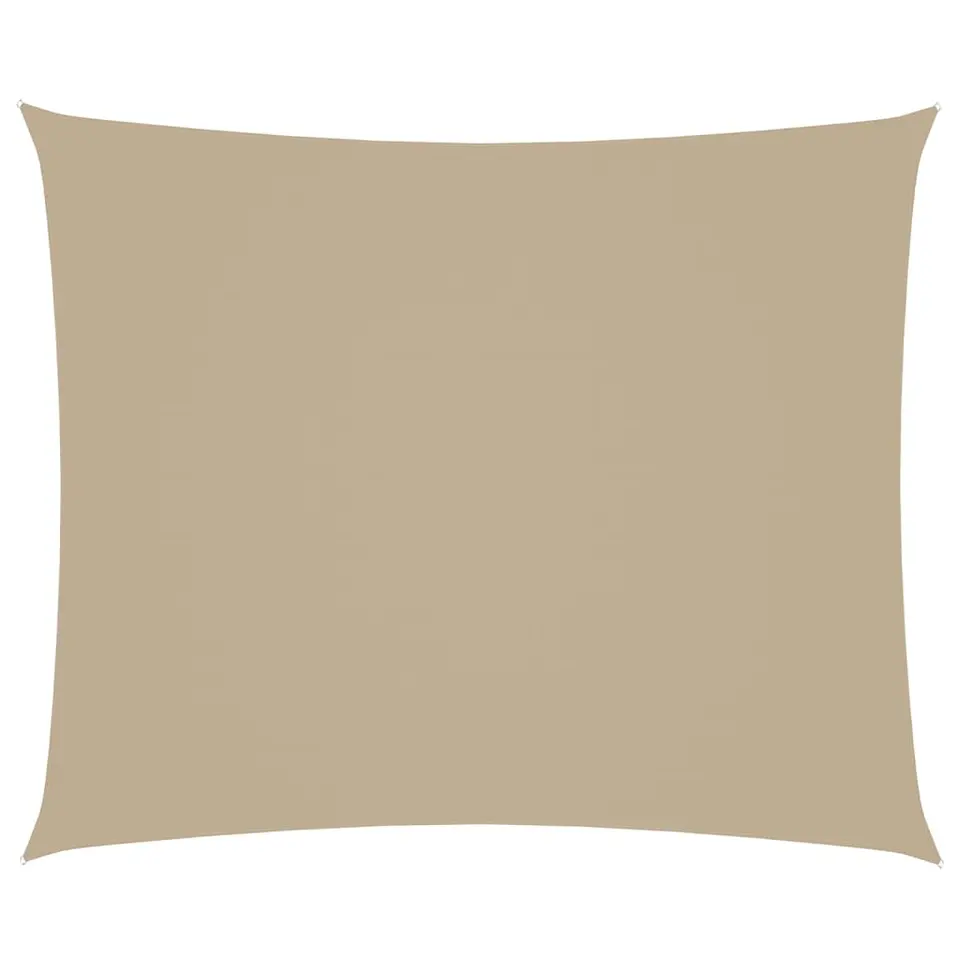 vidaXL - Zonnezeil - Beige - 4 x 6 m