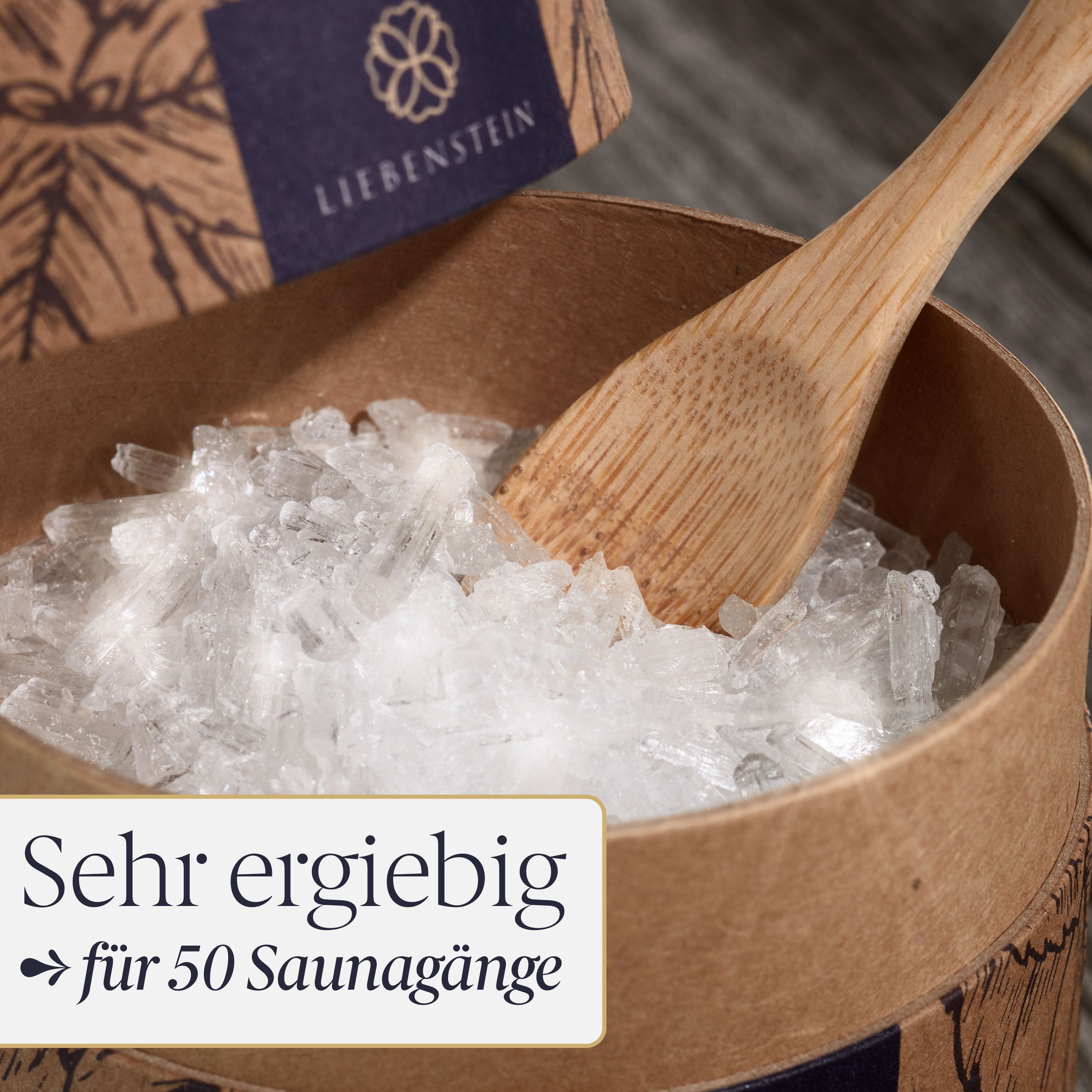 Liebenstein - BIO Mentholkristalle für die Sauna