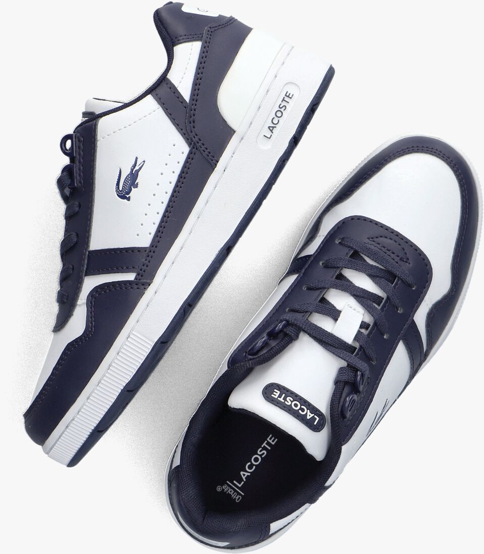 LACOSTE witte lacoste lage sneakers t-clip j