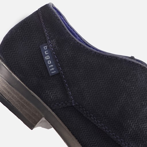 Bugatti Licio Eco Veterschoenen blauw Suede