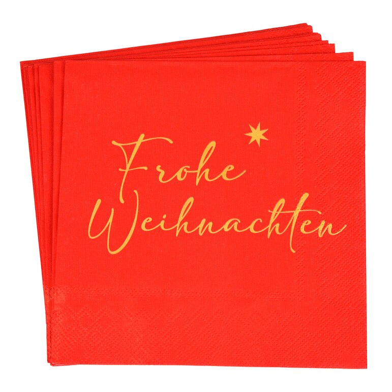 rot, L 16,5 x B 16,5 cm, 20 Stück