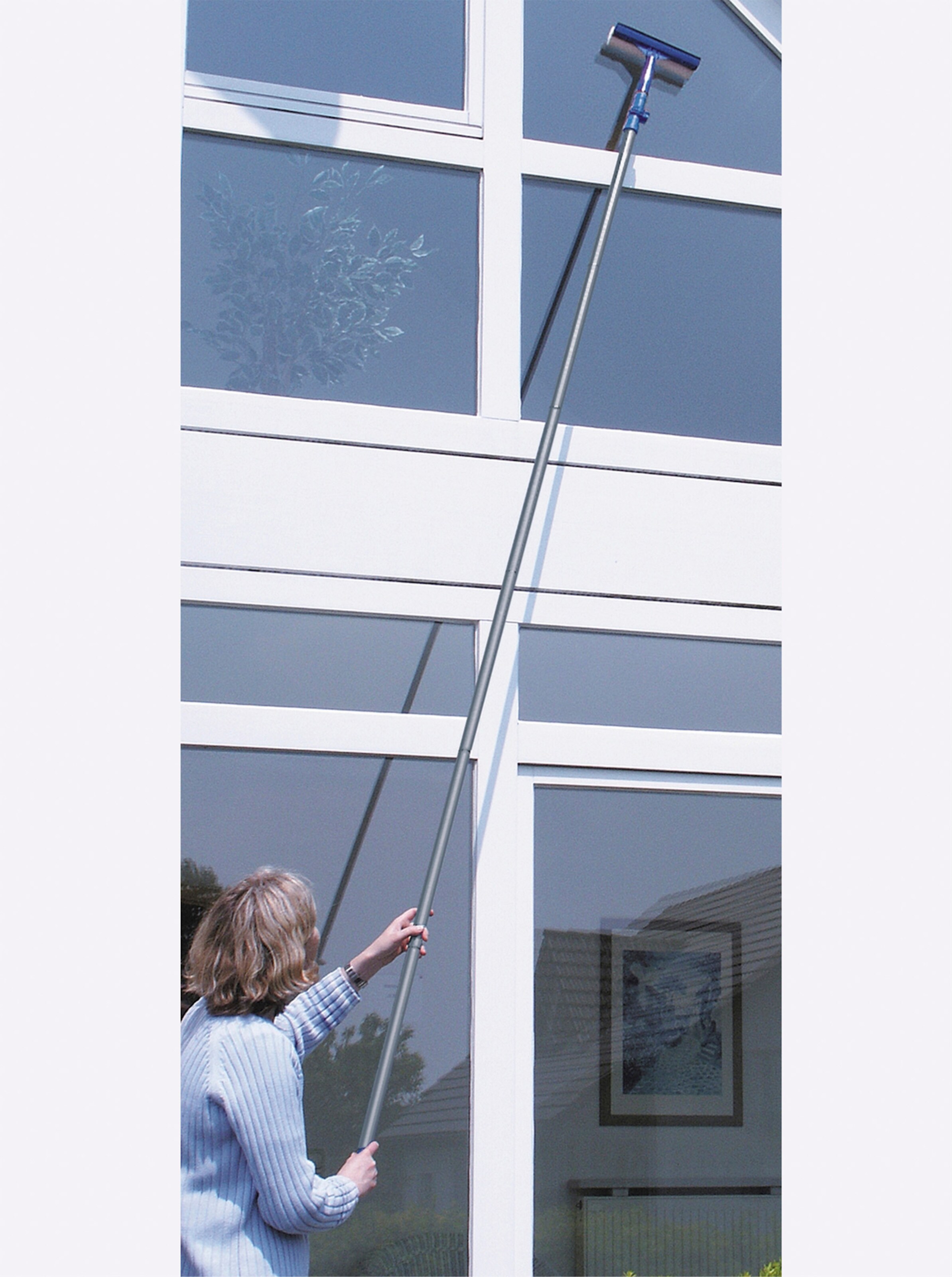 heine home Fenster-Putzset in grau-blau