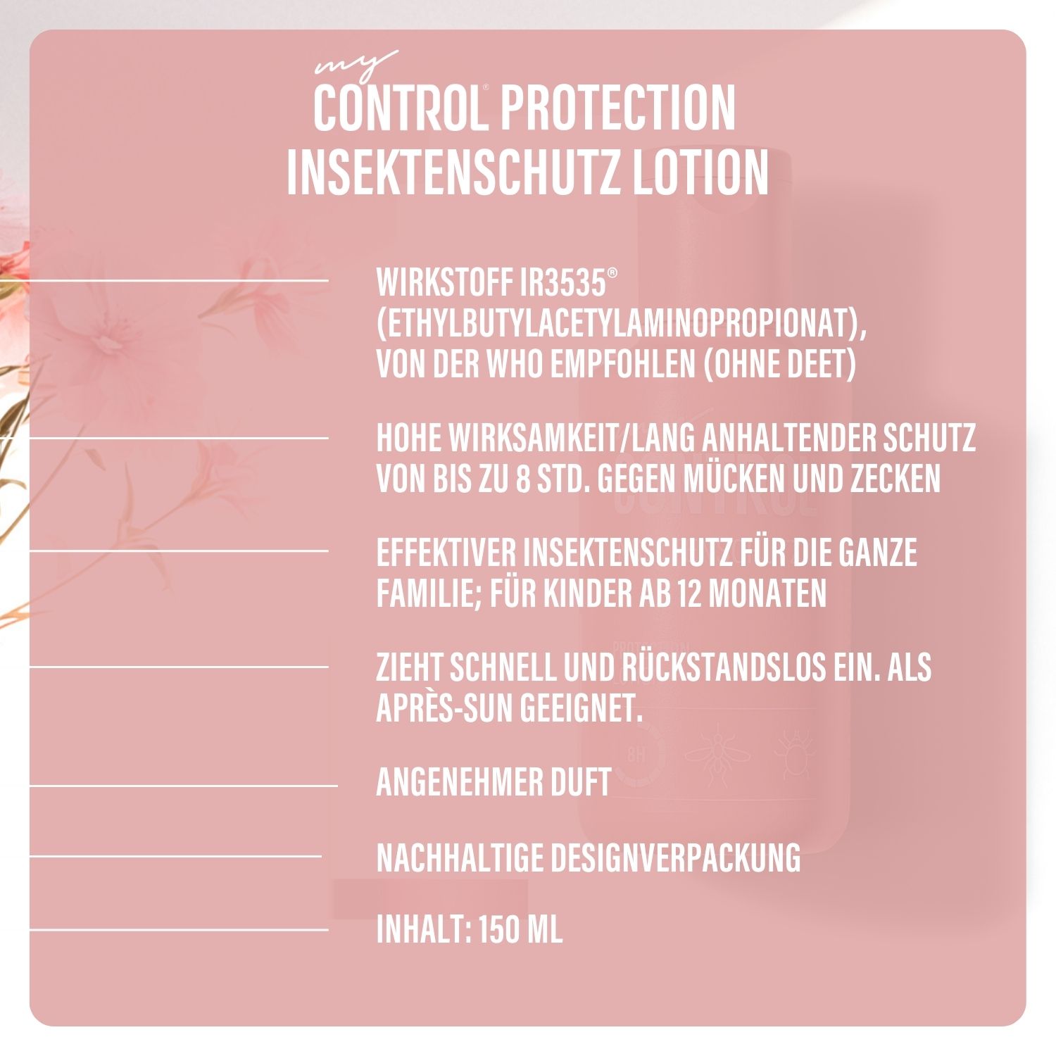 my Control® Protection Insektenschutz Lotion