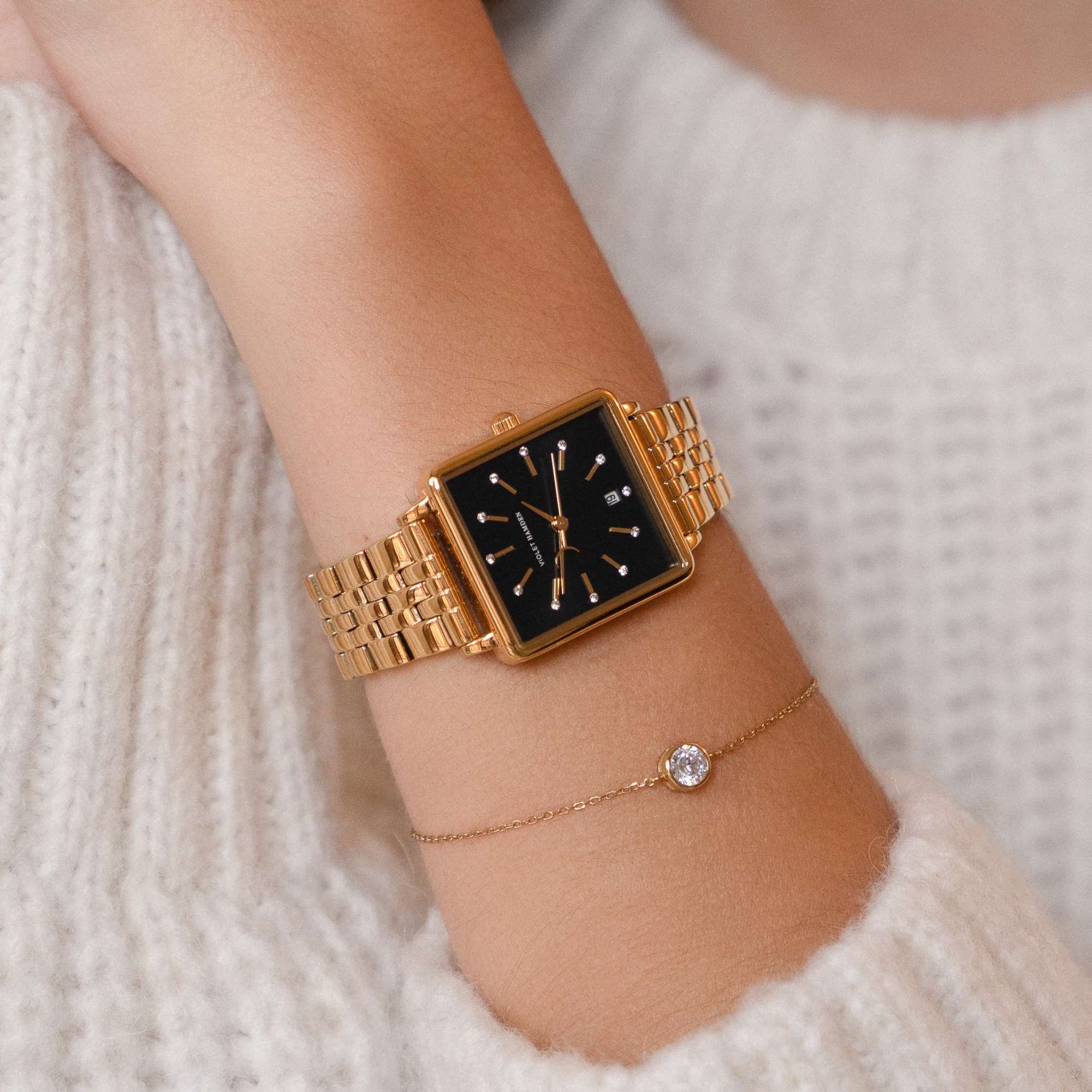 horloge Violet Hamden Violet Hamden Goud