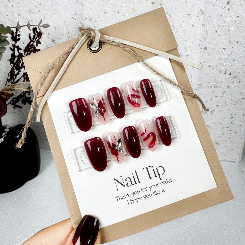 eovda - Snake Butterfly Press On Nail (Various Designs)