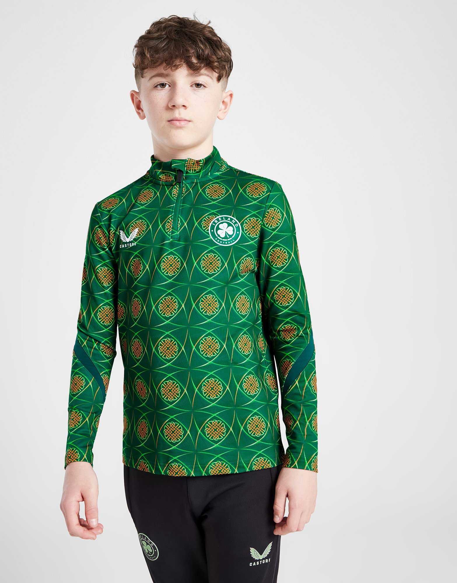 Castore Haut zippé République d'Irlande Junior