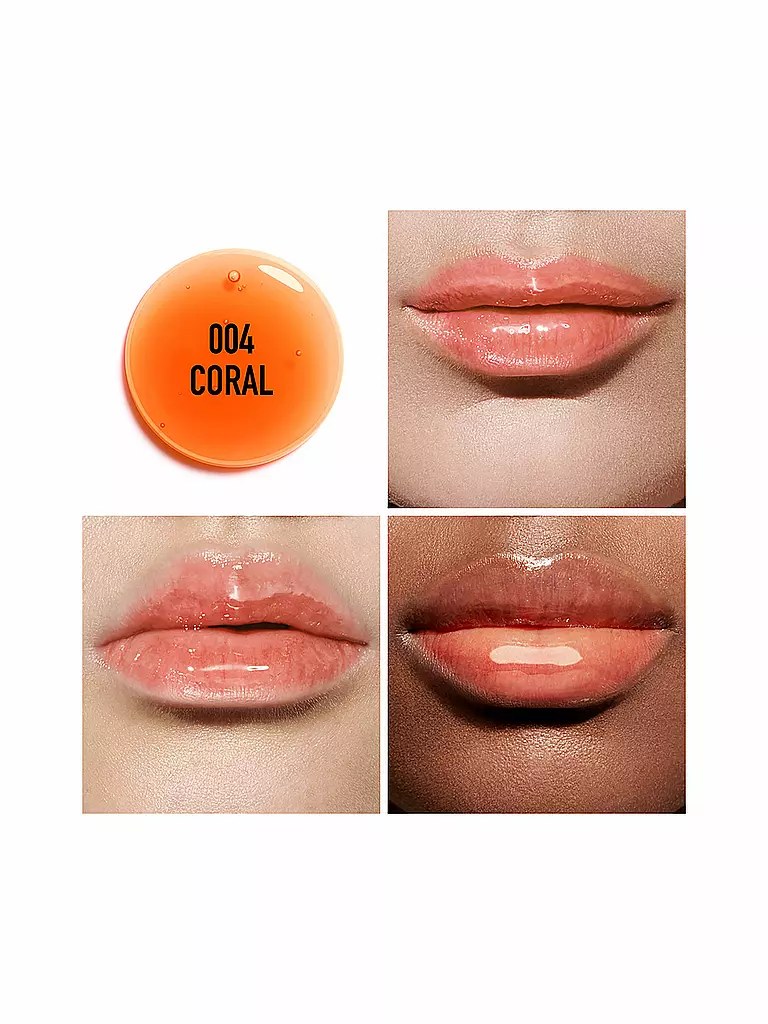 DIOR Lippenstift - Dior Addict Lip Glow Oil (004 Coral) koralle