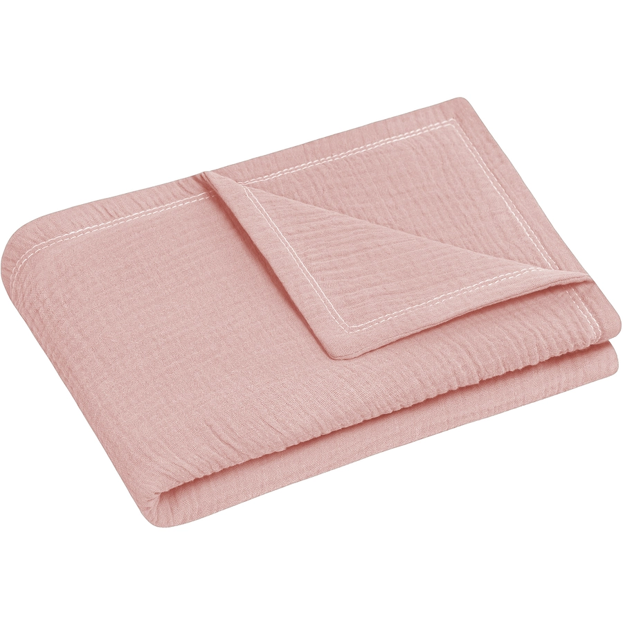 JULIUS ZÖLLNER Kuscheldecke Terra dusty rose 70 x 100 cm
