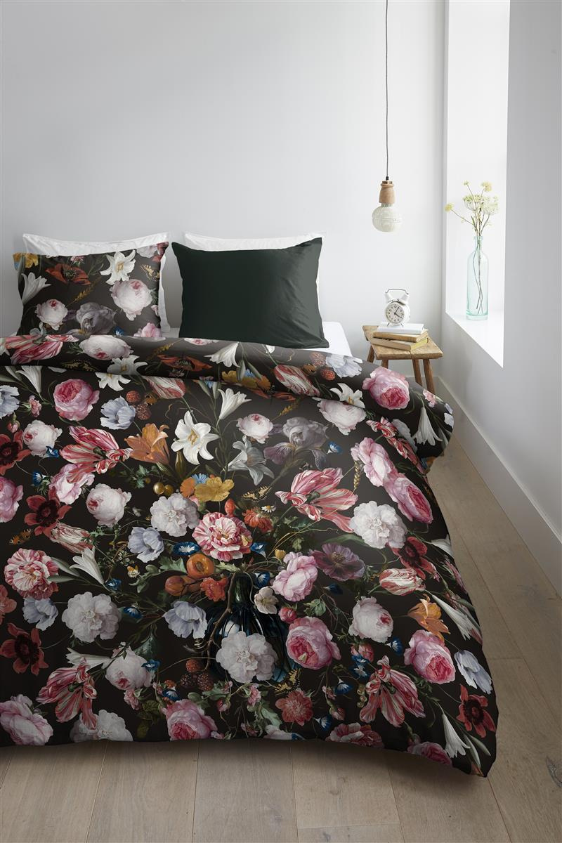 Bettwäsche FLOWERBOMB Satin 135x200 cm, mit 1 Kissen