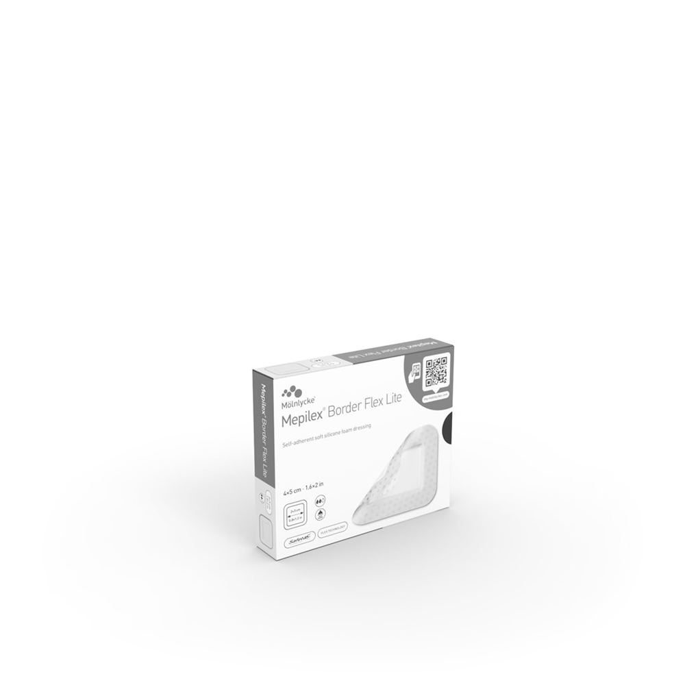 MEPILEX Border Flex Lite<br>10 Stück, 4x5cm