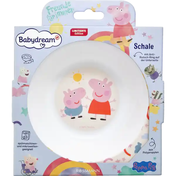 Schale aus PP im LE-Peppa Wutz Design