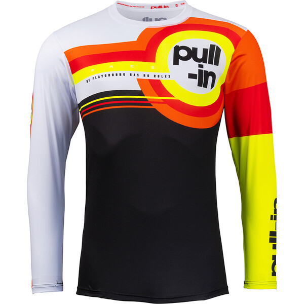 pull-in - Maillot Race - 2023 Noir / Blanc / Rouge / Jaune