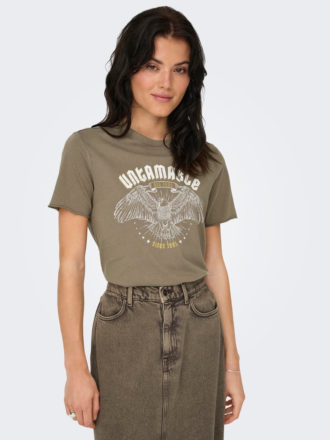 ONLLUCY T-shirt Walnut