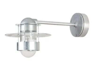 Louis Poulsen Albertslund Long - Væg/loftslampe - E27 - 100 W - klar, galvaniseret