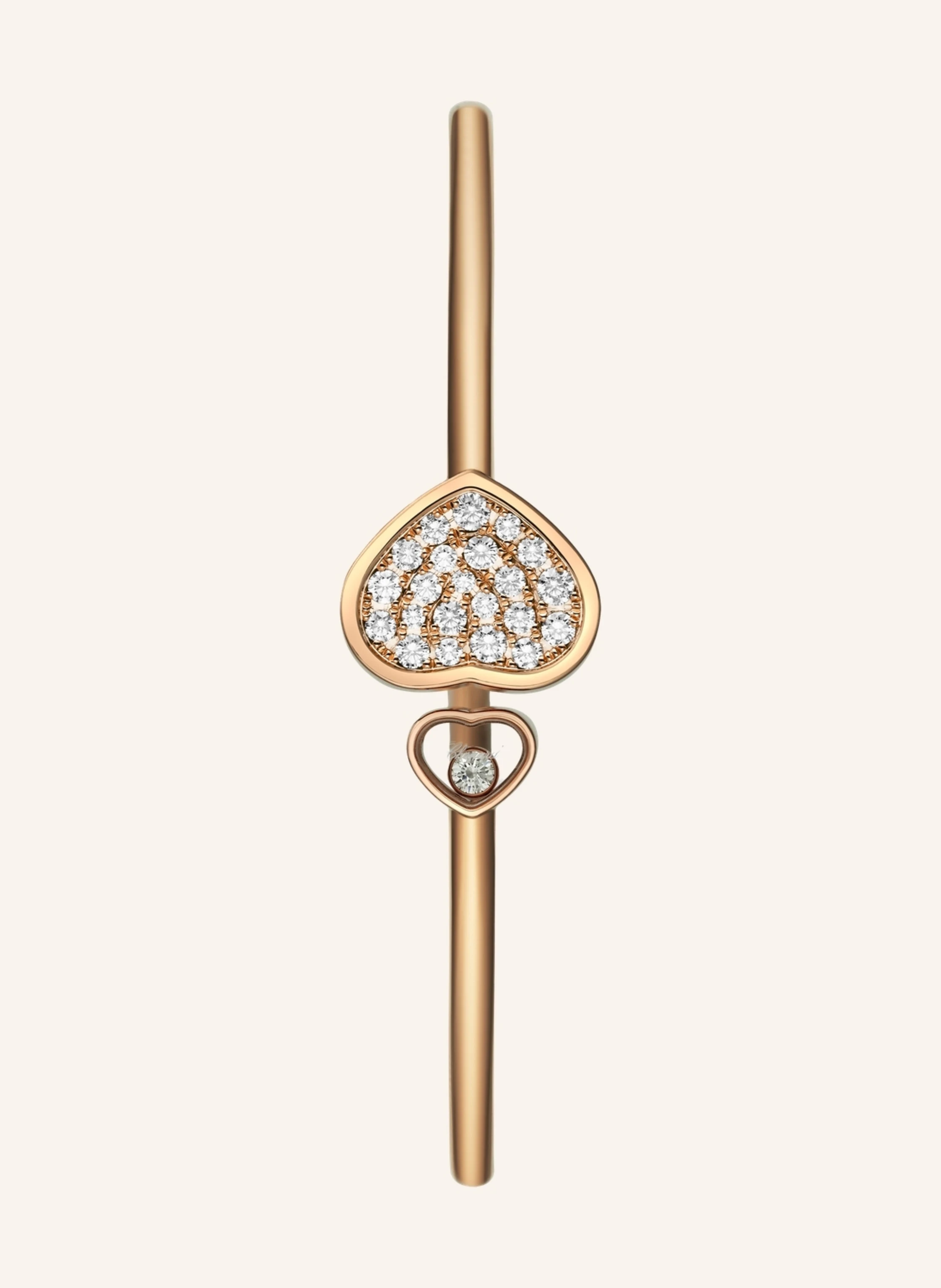Chopard Armreif HAPPY HEARTS Armreif aus 18 Karat Roségold und Diamanten