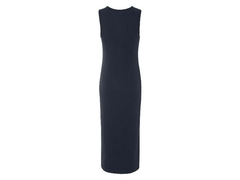 Dames jurk met ribstructuur