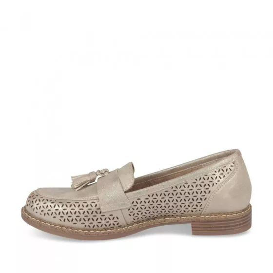 Mocassins BEIGE VIA DONNA