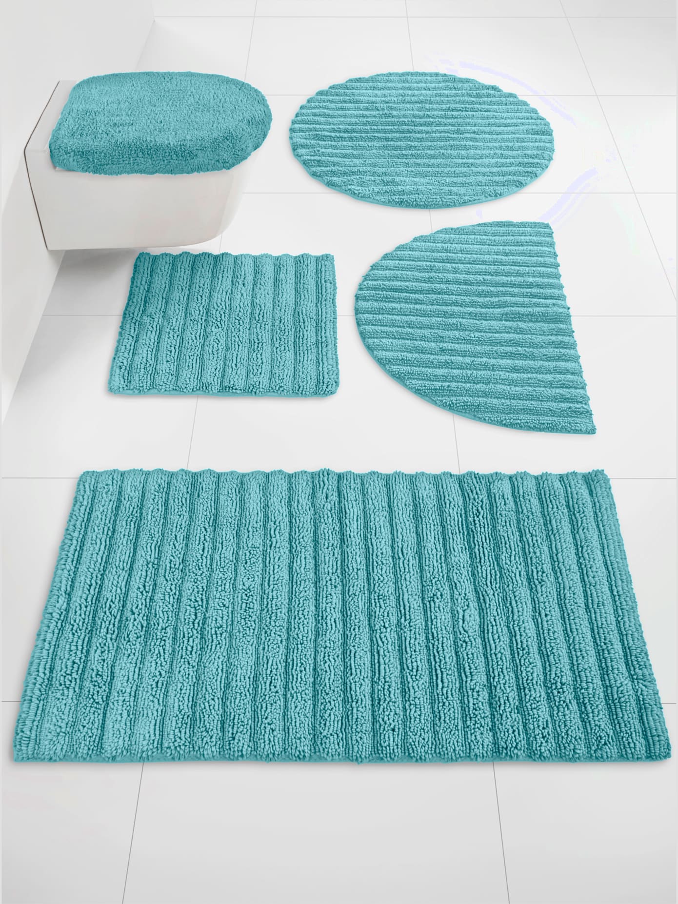 Tapis de bain en coton recyclé