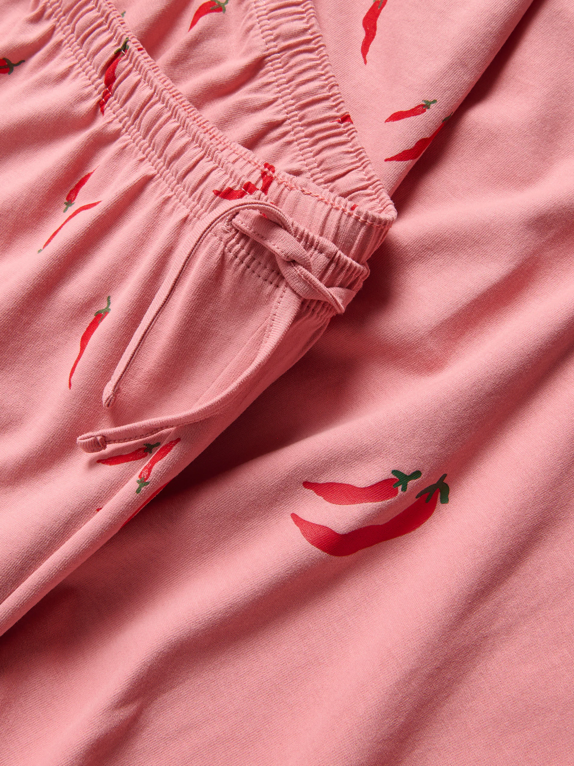 Zweiteiliges bedrucktes Pyjama-Set