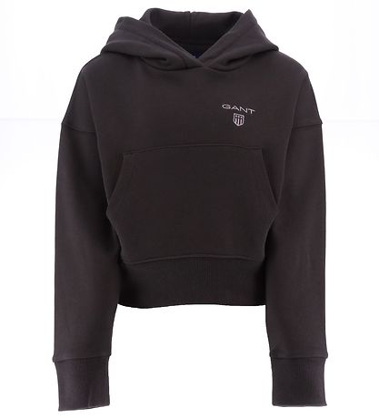 GANT H?ttetr?je - Cropped - Contrast Shield - Dark Graphite