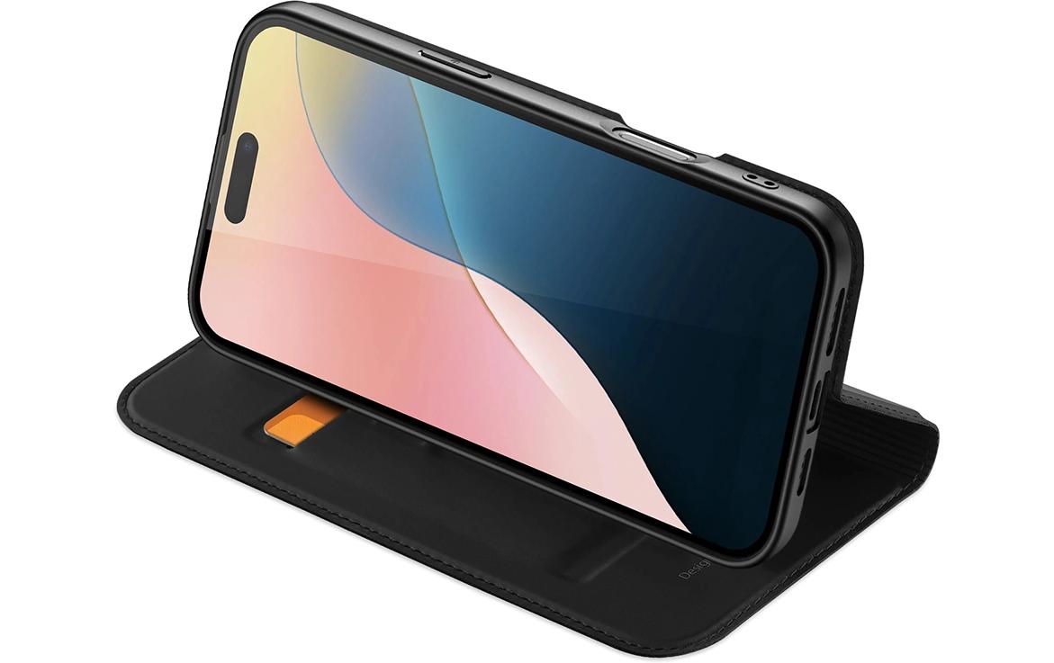 Book Cover Vario Series iPhone 16 SchwarzBook-Cover für das Apple iPhone 16