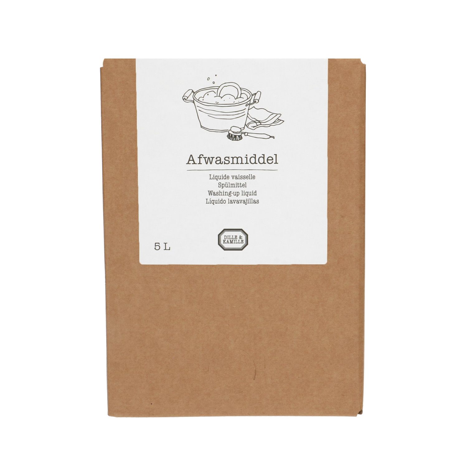 Afwasmiddel, bag in box, 5 liter
