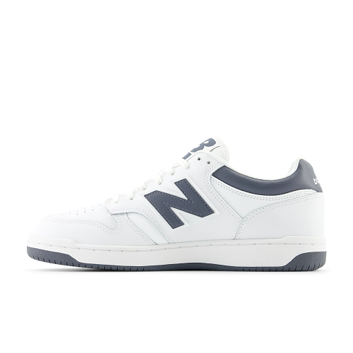 New Balance BB480 Sneakers, White/Graphite, 44