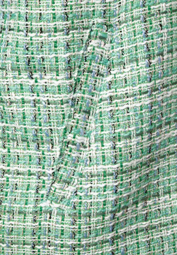 Bouclé Overshirt - arty green