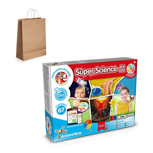 Science4You 35817 - Kit éducatif livré avec un sac cadeau en papier kraft (115 g/m²)