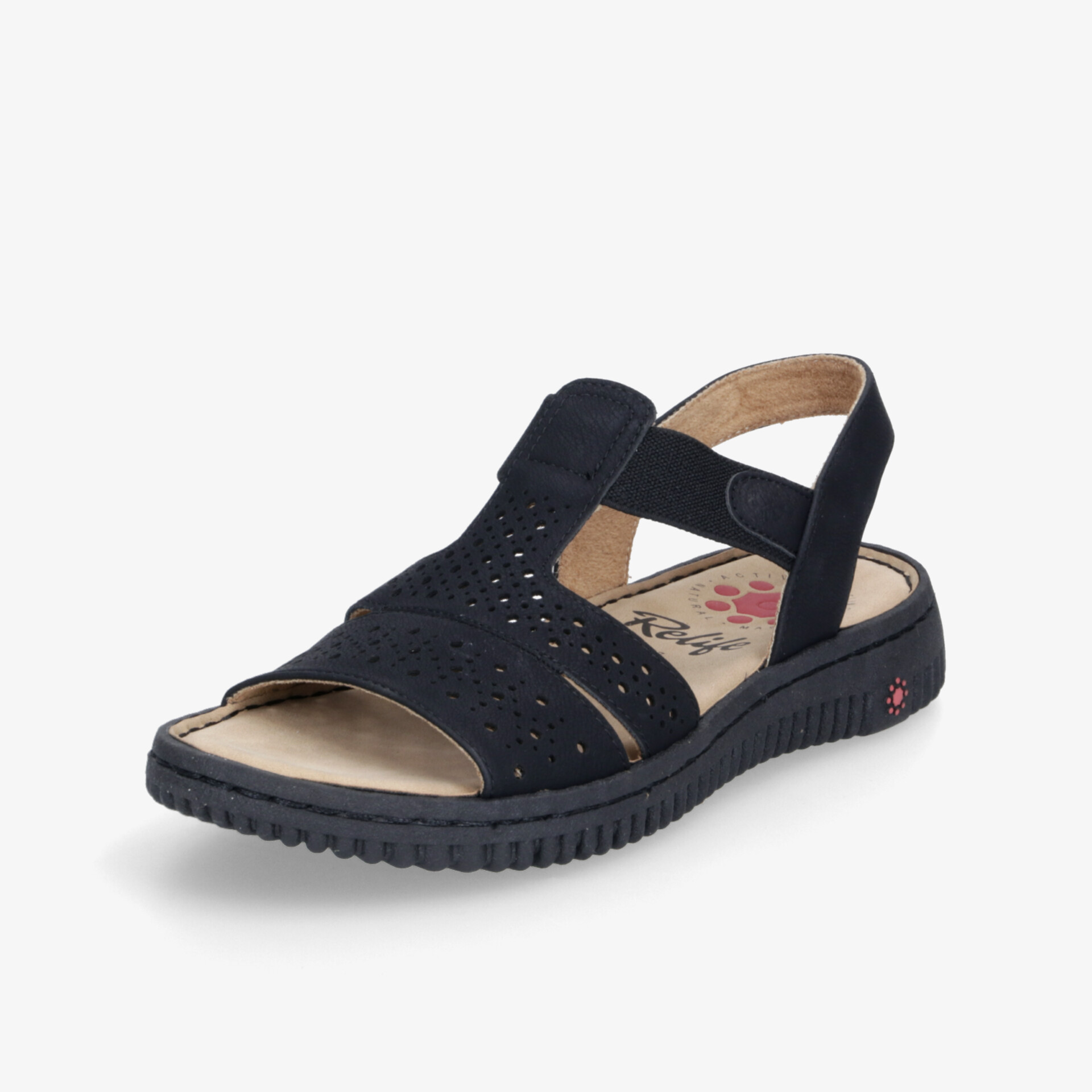 Relife Damen Sandalen schwarz