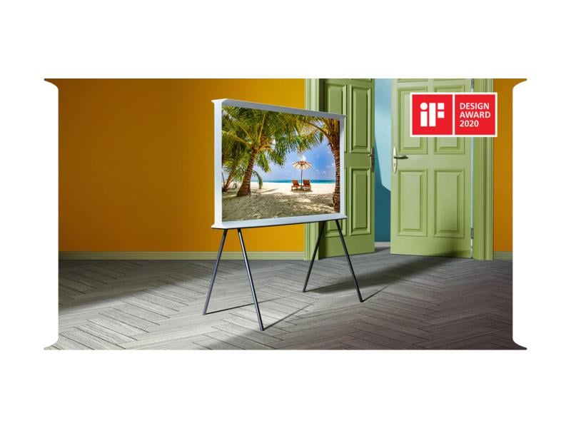 Samsung TV The Serif QE55LS01TBUXZG Cotton Blue The Serif 2020