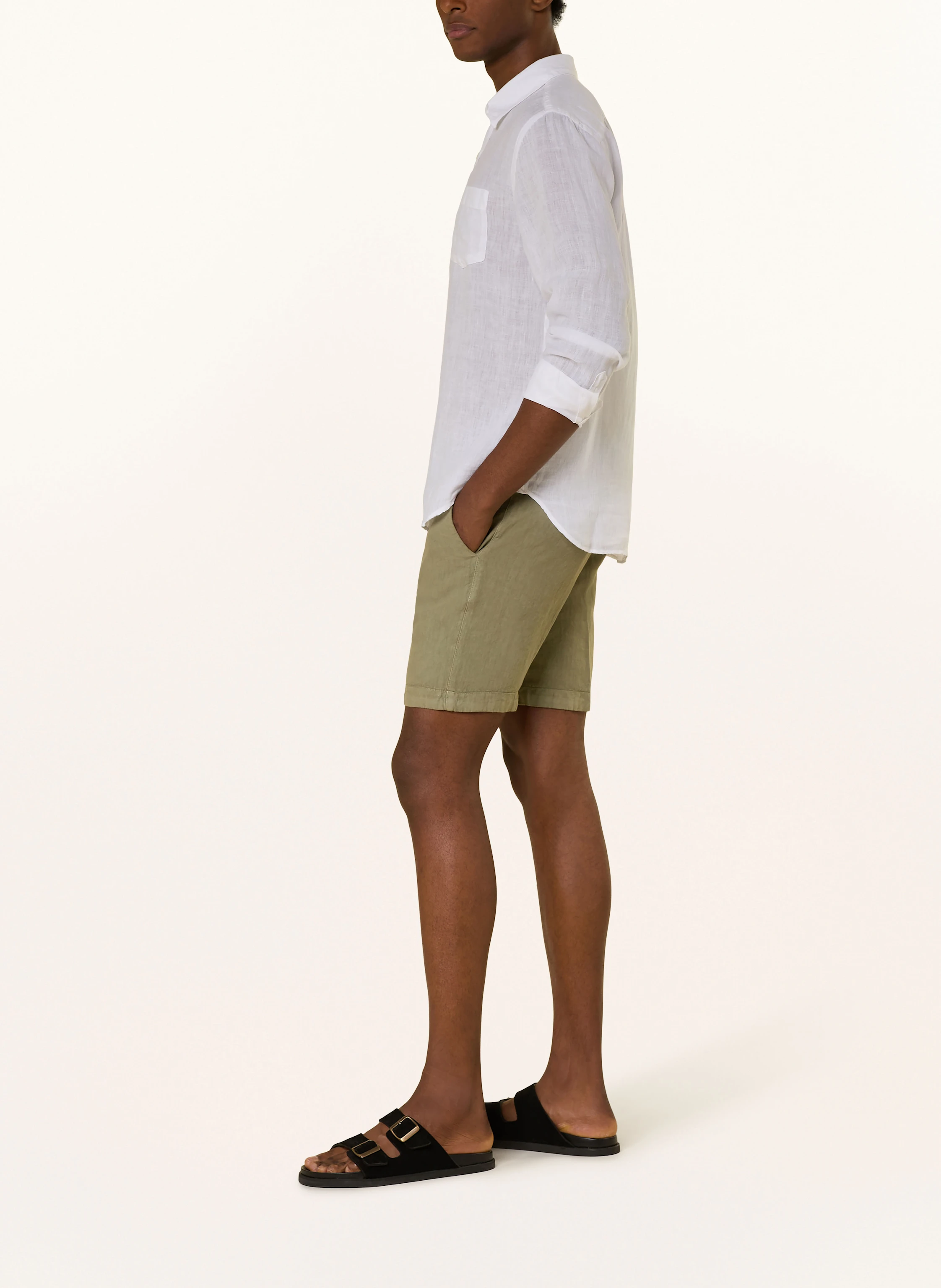 120%lino Leinenshorts