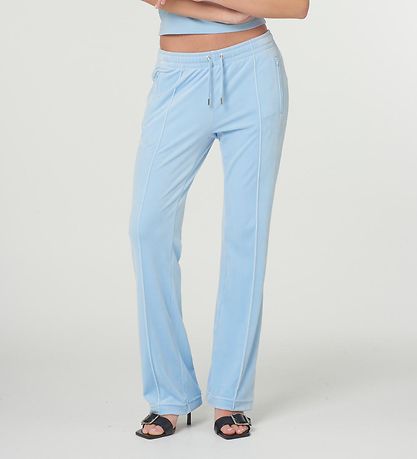 Juicy Couture Velours Hosen - Tina - Powder Blue