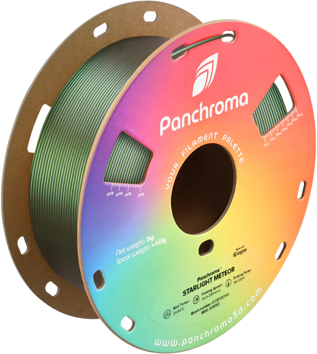 Polymaker  Panchroma™ PLA Starlight Meteor, 1,75 mm / 1000 g    Das Funkeln der Sterne in Meteor