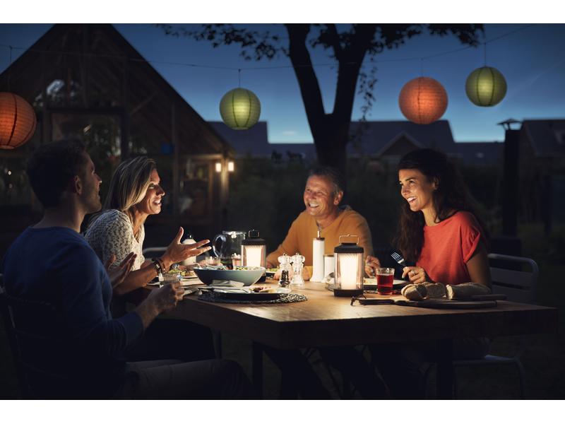 Philips Campinglampe Cicero, 5W, 5000K, Weiss Gartenlampe