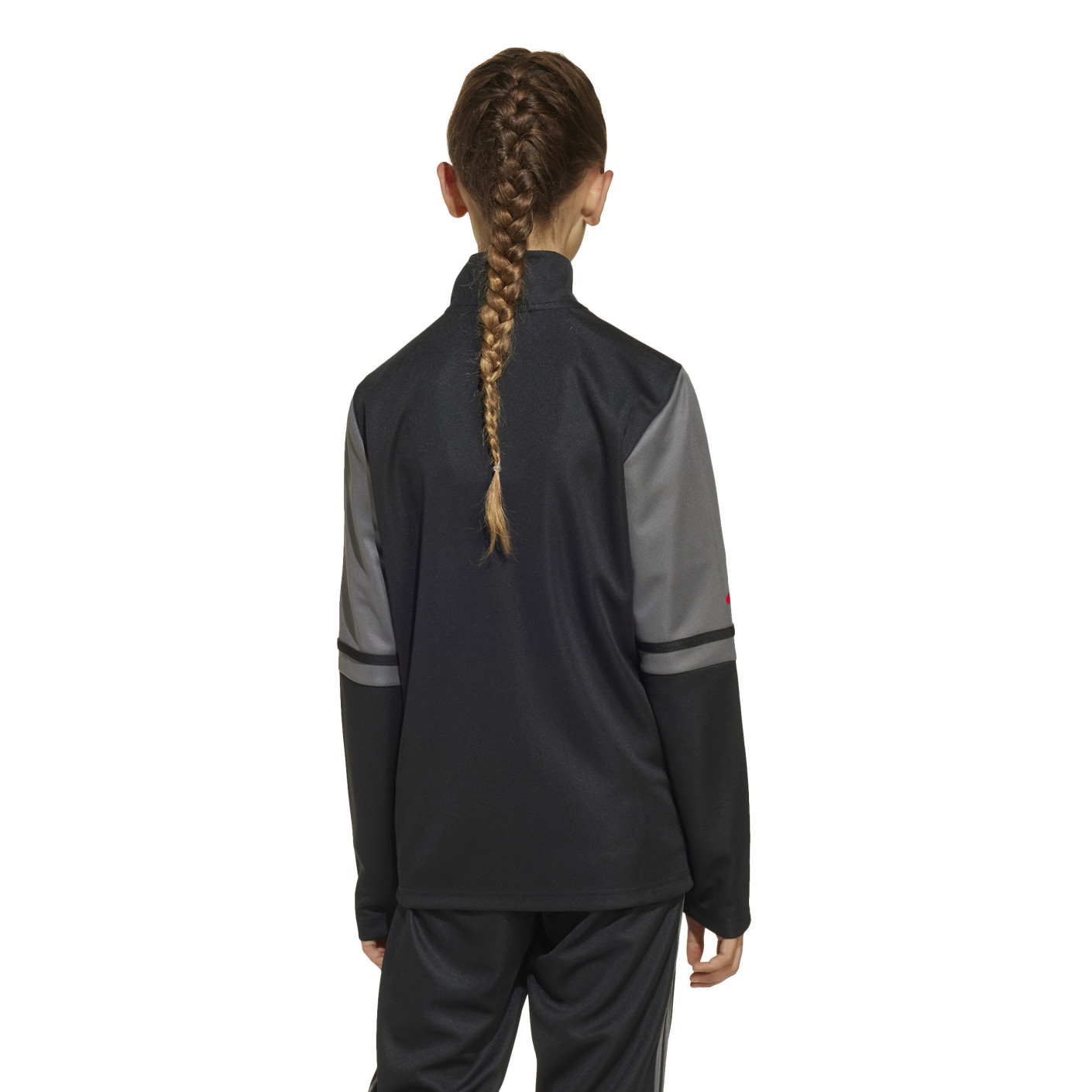 adidas Squadra 25 Trainingspak Full-Zip Kids Zwart Grijs Rood