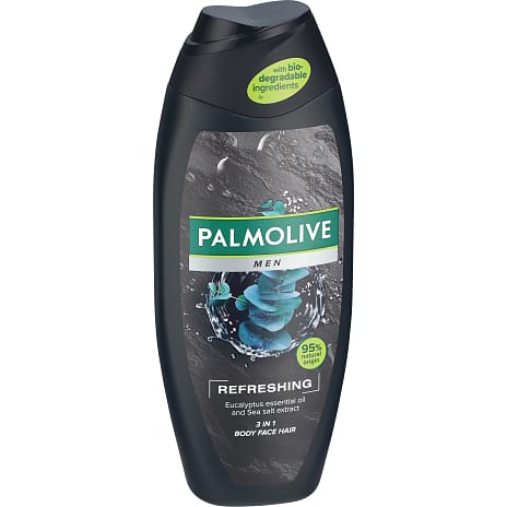 3-i-1 shower gel m. eukalyptusolie og havsalt