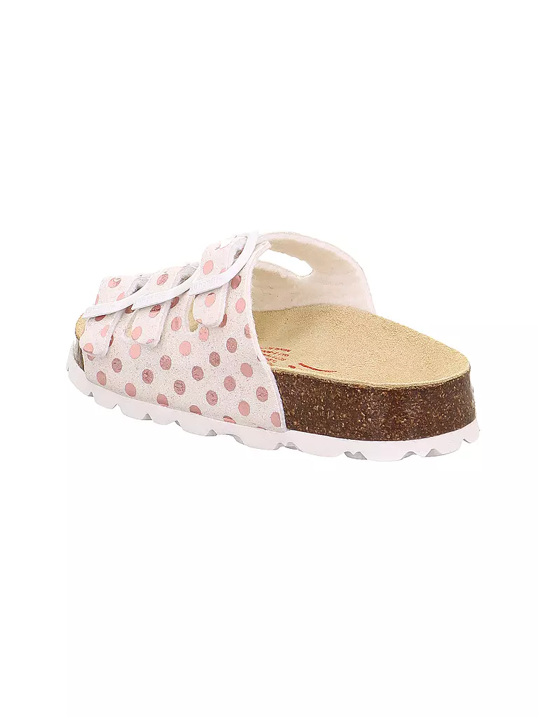 SUPERFIT Mädchen Hausschuhe - Pantoffel  weiss