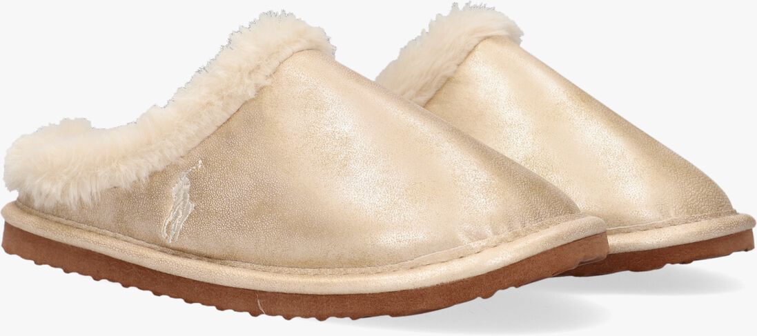 POLO RALPH LAUREN gouden polo ralph lauren pantoffels charlotte scuff