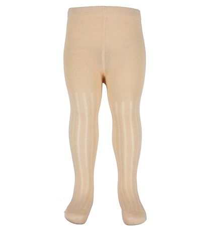 Minymo trømpebukser - 2-Pak - Bambus - Rib - Off White